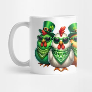 St Patricks Day Trio of Turkeys Mug